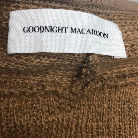 GOODNIGHT MACAROON TAMI KNIT WRAPPED CARDIGAN - Picture 5 of 7